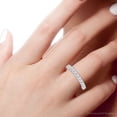 thumbnail image 5 of Pompeii 1Ct TW Round Cut Diamond U Prong Wedding Ring Stackable Band 14k Gold Lab Grown, 5 of 6