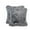 Grey, variant on 18 x 18 in. New Zealand Sheepskin Pillow - Grey - Pack of 2