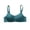 Blue(Bra), variant on Wirefree Bra for Women, Seamless Padded Comfort T-Shirt Bra with Adjustable Straps, Invisible Everyday Casual Bralette