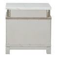 thumbnail image 4 of Furniture of America Sagnet Adult Transitional 3-Drawer Nightstand, Weathered Gray, 4 of 10