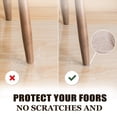 thumbnail image 2 of Protectores de fieltro para muebles Yelanon, 216 piezas, beige y marrón, 2 of 7