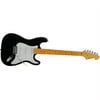 Spectrum AIL 90BP Custom Pro "ST" Style Electric Guitar, Black/White