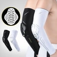 thumbnail image 1 of Manga protectora de brazo deportiva con diseño de panal de abeja, protección anticolisión para el codo, equipo de protección para exteriores, baloncesto, fútbol, montañismo y equitación, 1 of 1