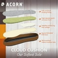 thumbnail image 7 of Acorn Women's Moc with Collapsible Heel Slide Into the Cozy Fleece Lining and Memory Foam Cloud Like Cushion Support, with an Indoor / Outdoor Sole Buff Popcorn With Collapsible Heel 6., 7 of 7