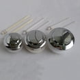 thumbnail image 4 of Allume Toilet Dual Push Flush Round Head Button Water Valve Double Crescent Shape 2 Rods 58mm, 4 of 4