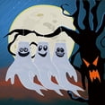 thumbnail image 2 of Halloween Windsock Flag Paper 3D Holiday Hanging Decoration Haunted House Prop, 2 of 7