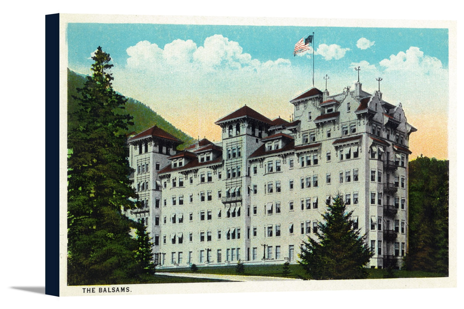 Dixville Notch, New Hampshire Exterior View of the Balsams (18x11.5