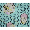 thumbnail image 5 of oneOone Polyester Spandex Aqua Blue Fabric Geometric Sewing Craft Projects Fabric Prints By Yard 56 Inch Wide-L4, 5 of 5