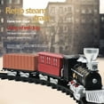 thumbnail image 2 of QualitChoice Train Électrique Vintage pour Enfants avec Lumière et Musique, Simulation de Train Classique, 2 of 6