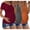Deep Red + Deep Gray + Orange, variant on Weardear 4 Pack Maternity Tops Clothes V Neck Short Sleeve Pregnancy T Shirts