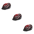 thumbnail image 2 of tamizeot Bike Helmet Taillight Riding Hat Integrally-molded Man Lady Adjustable Cap Rear Light for Motorbike Sport Black Red 3Set, 2 of 6