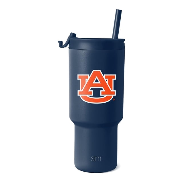 Vaso Simple Modern Auburn Tigers de acero inoxidable de 900 ml