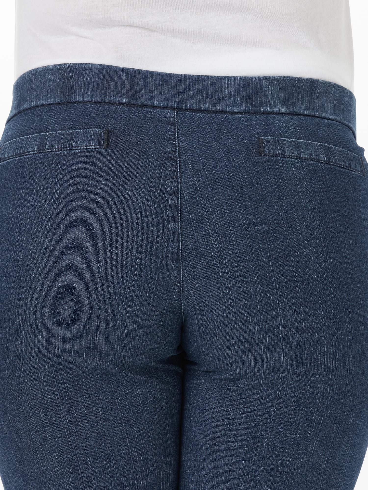 Chic Women's Plus Size Easy Fit Elastic Waist Pull On Pant