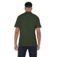 thumbnail image 3 of Green Lantern Core White Logo Cotton Polo Shirt, Hunter Green, Medium, 3 of 6