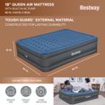 thumbnail image 3 of Bestway Tough Guard Air Mattress Queen 18" with Built-in AC Pump, 3 of 14