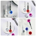 thumbnail image 4 of VONTER Electric Toothbrush Holder,Innovative Design Wall-Mounted Bathroom Toothbrush Storage Set,Turbine Quick- Drying,Simple and Stylish Washroom Sticky Toothbrush Holder(Red+Purple+Blue+gray) 4PACK, 4 of 6