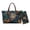 Green and Brown - Leopard, variant on DISNIMO Black Cat Print Handbag and Wallet Set Womens Tote Bag with Wallet PU Leather Satchel Shoulder Purse for Daily Use