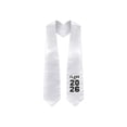 thumbnail image 3 of Graduation Stole Class of 2026 Unisex Graduation Sash Graduation Stole for High School College 60" Long Black&White Honor Stole Premium Satin Commencement Accessories, 3 of 6