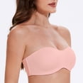 thumbnail image 4 of MELENECA Strapless Bra Minimizer with Underwire for Women Blush 36G, 4 of 6