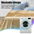 thumbnail image 5 of Silk Bedding Sheets, Washable Bed Sheet, Solid Color Luxury Satin Bed Cover, Easy Care, 206x224cm, Multiple Colors, Soft and Durable, Bed Linen for Comfortable Sleep, 5 of 7