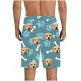 thumbnail image 4 of Xysaqa Big & Tall Men's Pajama Short Pants, Funny Dog Paw Printed Lounge Shorts for Women Plus Size Soft Elastic Waist Sleep Shorts 3X 4X 5X Summer Savings (Unisex), 4 of 8