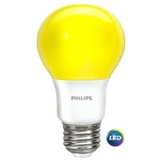 Philips LED Light Bulb, A19, Yellow, 60 WE
