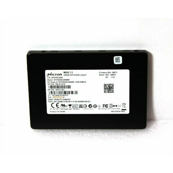 Genuine HP ZBook 15 G2 256GB 2.5" SATA SSD Drive 795571-001