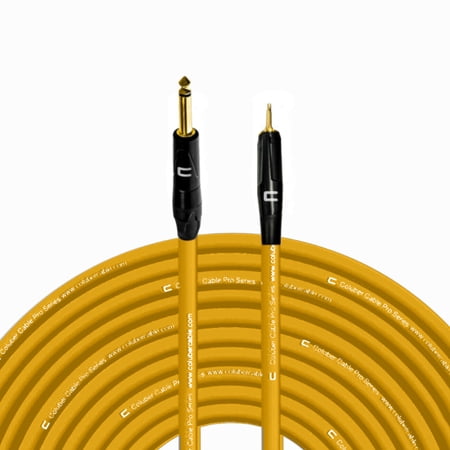 Coluber Cable 1/4" TS Male to 3.5 TS Male - Pro 3-Pin Microphone Connector