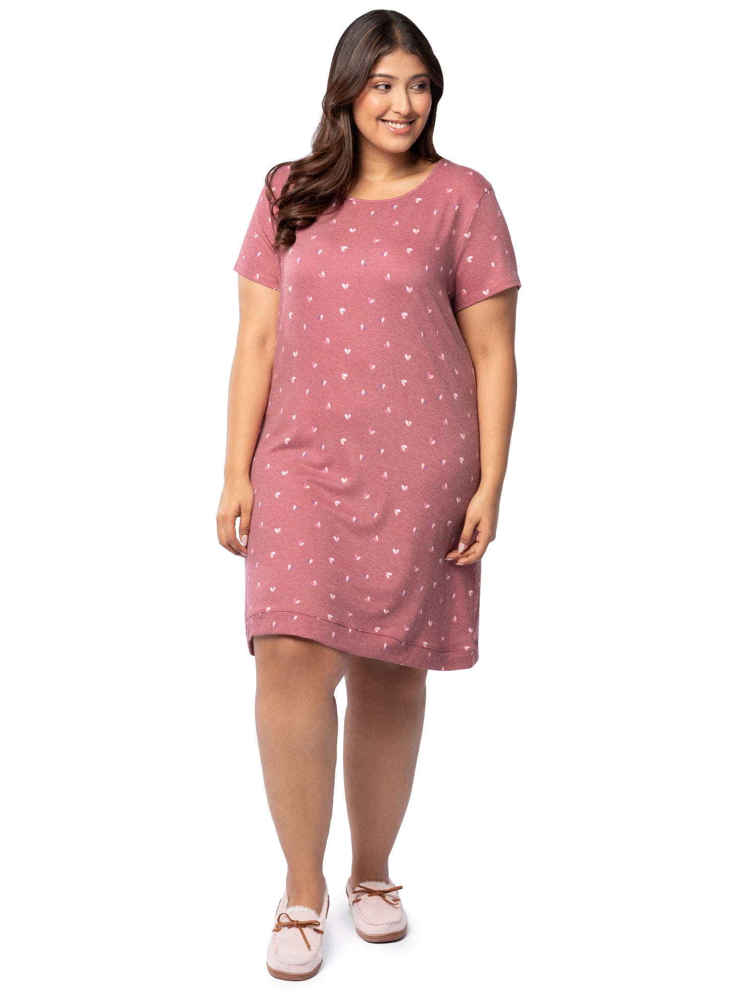 Fruit of the Loom Women's Soft and Breathable Pajama Sleepshirt, Sizes S-5X