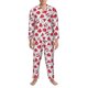thumbnail image 3 of Fotbe Christmas Hat Pijama de Hombre con Estampado de Manga Larga, Conjunto de 2 Piezas, Ropa de Dormir Suave y Cómoda con Bolsillos-Small, 3 of 7