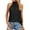 Black, variant on Basic Tank Tops for Women Womens Plus Size Tops Stylish Women's T-Shirts - Sleeveless Silk Strap Blouse with Lace Up Design for Everyday and Comfort