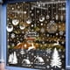thumbnail image 3 of Pegatinas navideñas para ventanas, juego de 9 adornos adhesivos extraíbles de PVC, 3 of 5