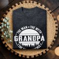 thumbnail image 4 of Jollimate The Man The Myth The Bad Influence Shirt, Funny Grandpa Shirt, Gift From Grandkids, 4 of 6