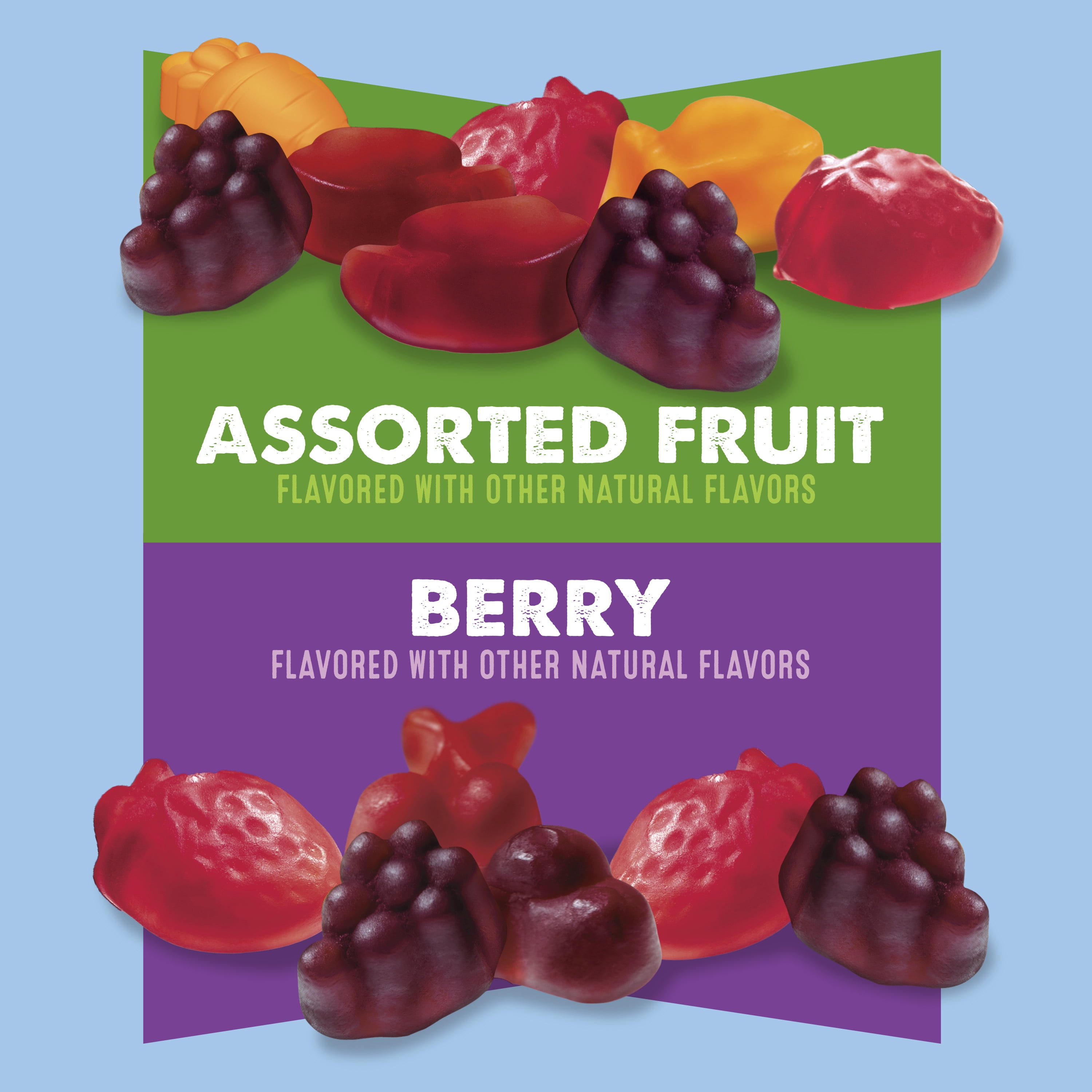 Mott’s Berry & Assorted Fruit Flavored Snacks, Family Pack, 64 oz (80 Pouches)