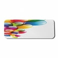 thumbnail image 1 of Birthday Computer Mouse Pad, Celebration Colorful Balloons with Reflections Surprise Occasion Joyful, Rectangle Non-Slip Rubber Mousepad Large, 31" x 12" Gaming Size, Multicolor, by Ambesonne, 1 of 2