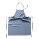 thumbnail image 1 of Delantal de cocina Perfecl Delantal artístico con babero azul 78 cm x 63 cm, 1 of 8