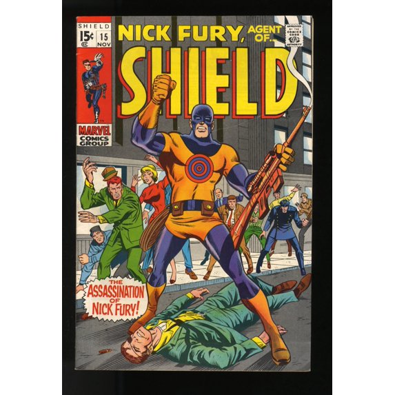 Nick Fury, Agent of S.H.I.E.L.D. #15 VF+ 8.5 1st Appearance Bullseye! Comic Book