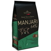 Valrhona Dark Chocolate - 64% Cacao - Manjari Grand Cru - 6 lbs 9 oz bag of feves