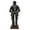 Black, variant on Armory Replicas Knight in Shining Armor Medieval Statue - 27" Tall Replica in 22 Gauge Steel with Wood Base, 15th-Century European Full Plate Armor Design