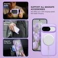 thumbnail image 6 of YINLAI for Google Pixel 9 Pro Case [Compatible with Magsafe] Translucent Matte Magnetic Google Pixel 9 Case Slim Thin Shockproof Women Men Protective Phone Cases for Google Pixel 9/9 Pro,Light Purple, 6 of 7