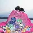 thumbnail image 7 of My Lit-Tle Pony Fleece Blanket Super Soft Cozy Throw Blanket Fuzzy Comfy Flannel Blanket Warm Plush Blankets And Throws For Couch, Sofa, Bed 60"X50", 7 of 7