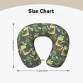 thumbnail image 5 of Xecao Cartoon Dinosaurs (2) Print Memory Foam Cervical Neck Pillow Versatile U-Shaped Pillows for Home,Office,Camping,Travelling,Soft Washable Cover, 5 of 8