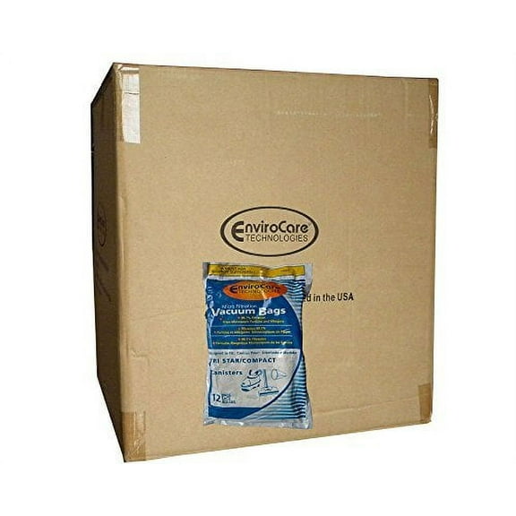 1 Case (25 pkgs) TRI-Star Compact Patriot 70305 Allergy Vacuum Cleaner Bags