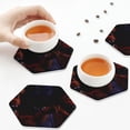 thumbnail image 7 of Lsque Five Nights At Freddy'S Pattern 4" Drink Coasters Set of 6, Leather Absorbent Coasters, Table Coaster Set Decorative Coffee Cup Coasters Housewarming Gift, 7 of 7