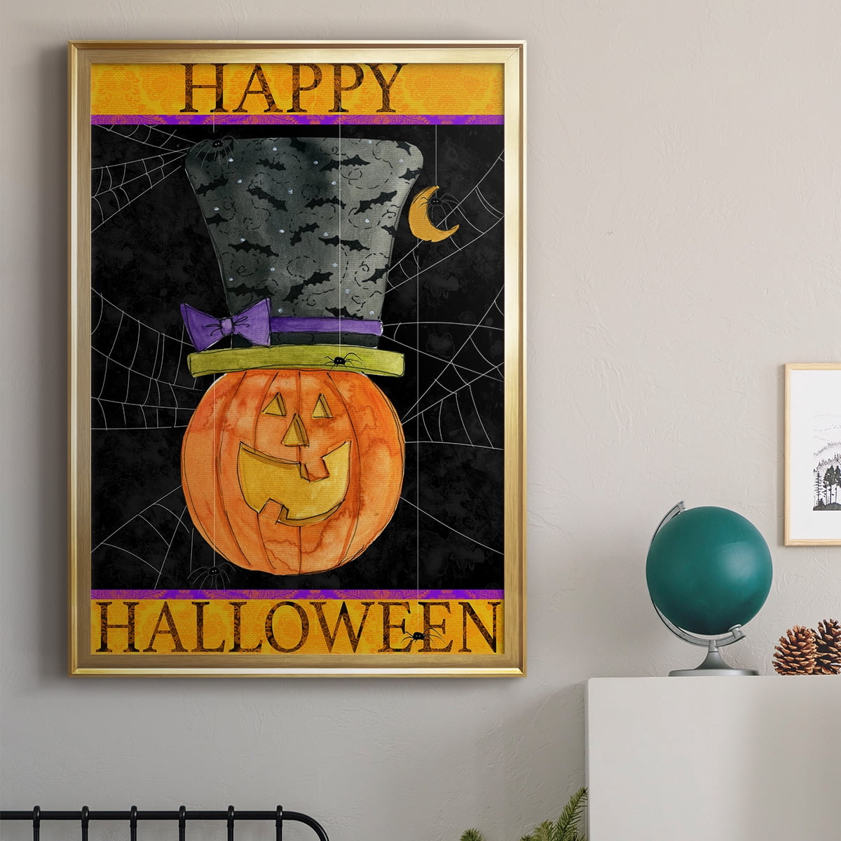 Happy Halloween Premium Classic Framed Print - Ready to Hang