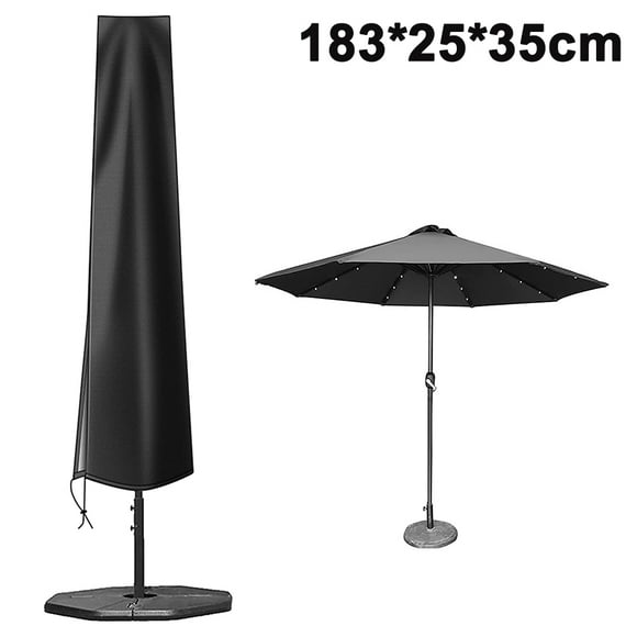 Dinheiro Umbrella Cover,for Patio Umbrella Cover, Umbrella Covers for Outdoor Umbrellas Waterproof, Umbrella Cover Black