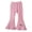 Pink, variant on Baby Girl Pants: Infant Solid Ribbed Flare Pants Cotton Pull On Bottoms Leggings for Toddler(Grey,6-7 Years)