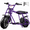 Purple, variant on Mini Bike Rolling Chassis Kit, Complete Frame with Wheels, Seat & Brake System, Engine Mount Plate Included, Fits 79cc–225cc Engines, 145/70-6 Tires, Engine Not Included