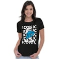 thumbnail image 3 of Hefty Smurf Iconic Retro Cartoon Women's T Shirt Ladies Tee Brisco Brands S, 3 of 5