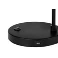 thumbnail image 6 of Noaman 21"h Modern Table Lamp with USB Port, Black Metal Base & Adjustable Shade, 40W/120V Bulb Compatible, Perfect for Desk, Nightstand or Office, 6 of 6